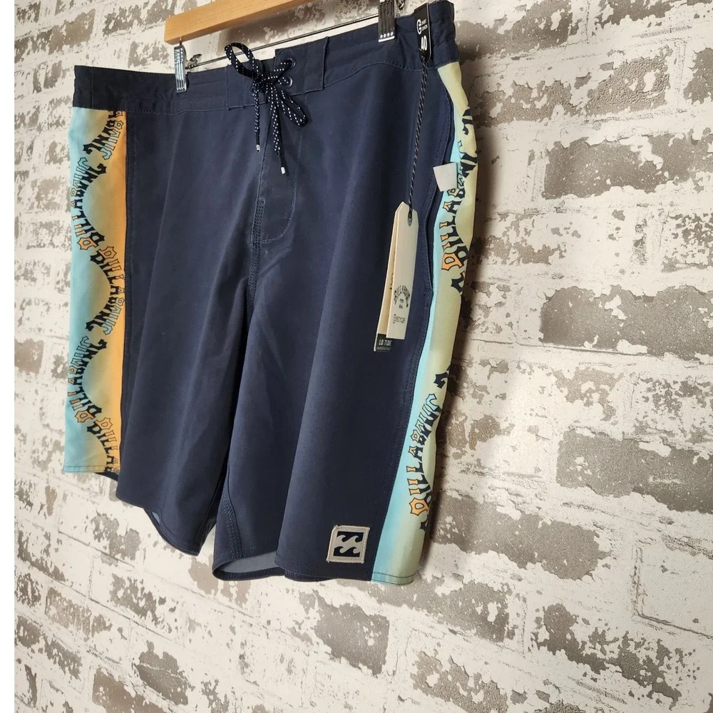 Billabong Men's Board Shorts Dbah Lo Tide Recycler Navy Blue Size 40 Swim Trunks